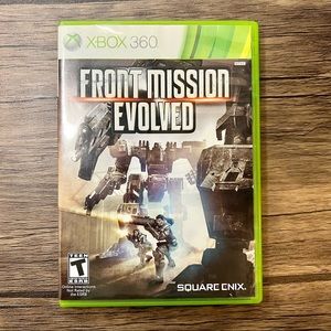 Front Mission Evolved (Microsoft Xbox 360, 2010) Game Complete w/ Manual